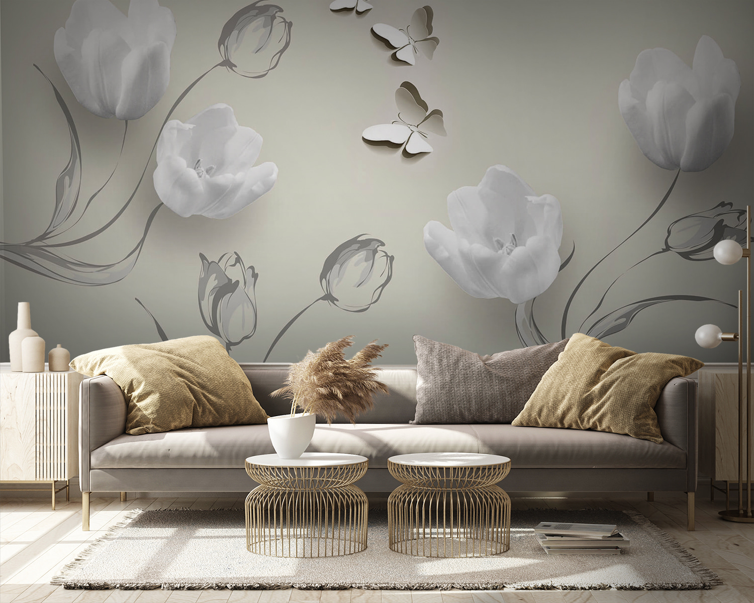 u25817pig9m - White flowers and butterflies - tegory