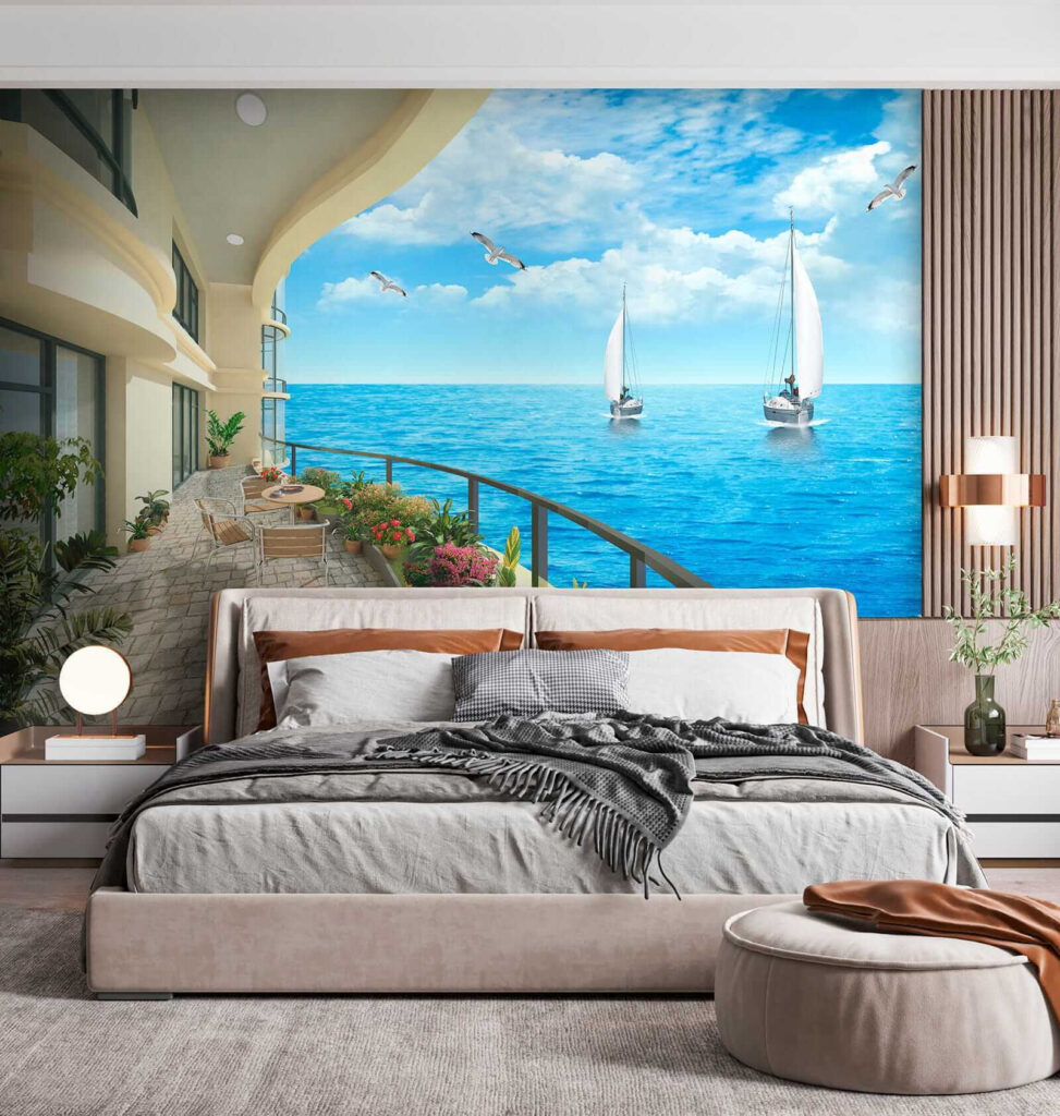 Balcony with a view of the ocean and boats u24942pib1 973x1024 - Balcony with a view of the ocean and boats - tegory