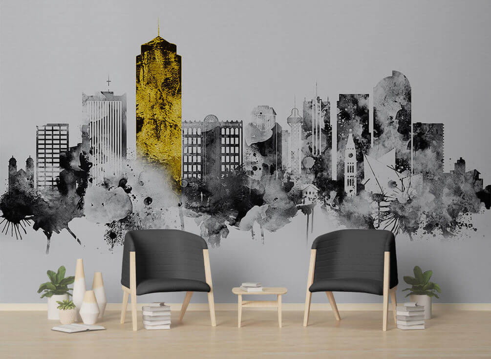 u24896pig4 - Black and white cityscape - tegory