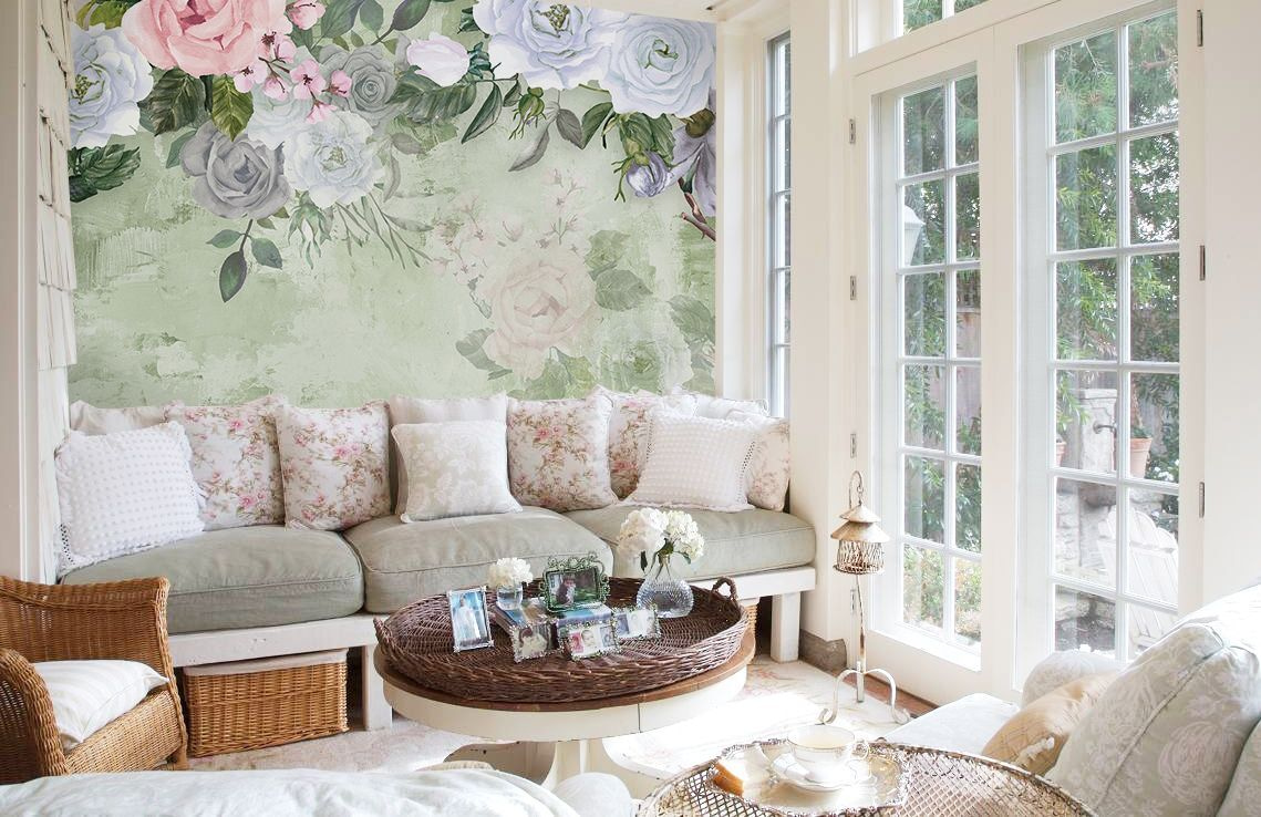 u24473pig1m - Delicate blooms in soft pastel hues - tegory