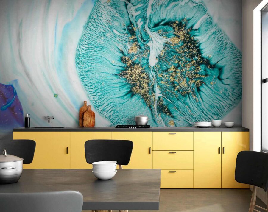 Wall murals Flowing patterns of vibrant colors. - Image 7