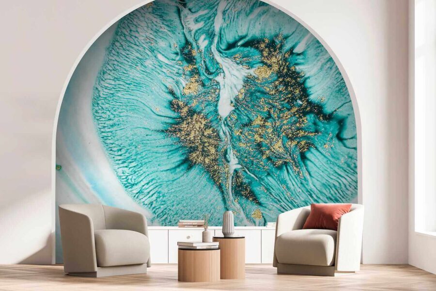 Wall murals Flowing patterns of vibrant colors. - Image 6