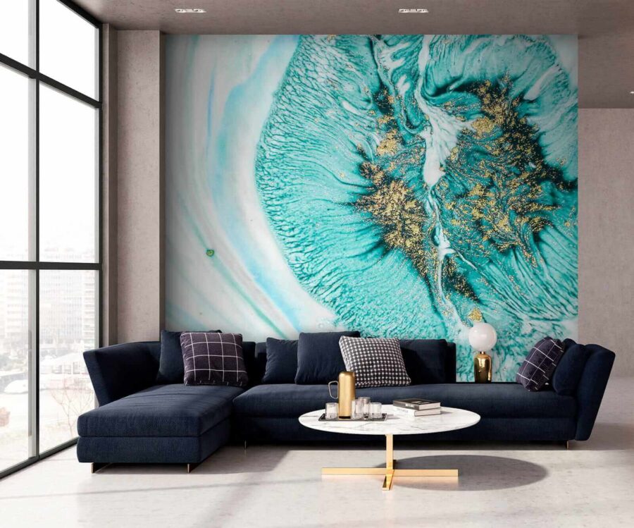 Wall murals Flowing patterns of vibrant colors. - Image 5