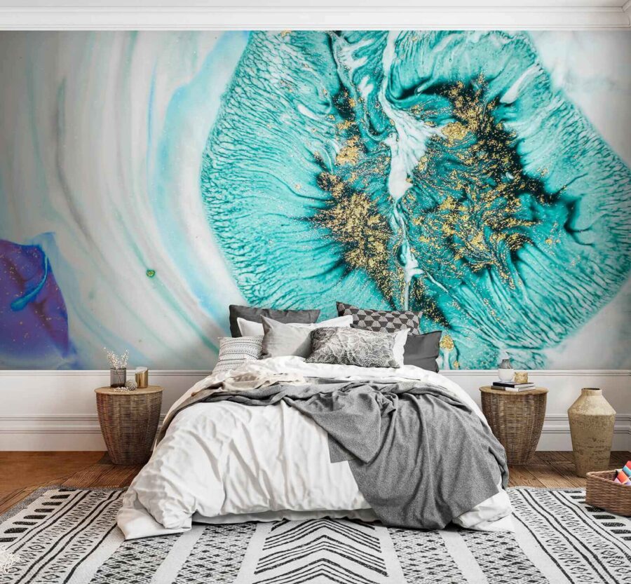 Wall murals Flowing patterns of vibrant colors. - Image 4