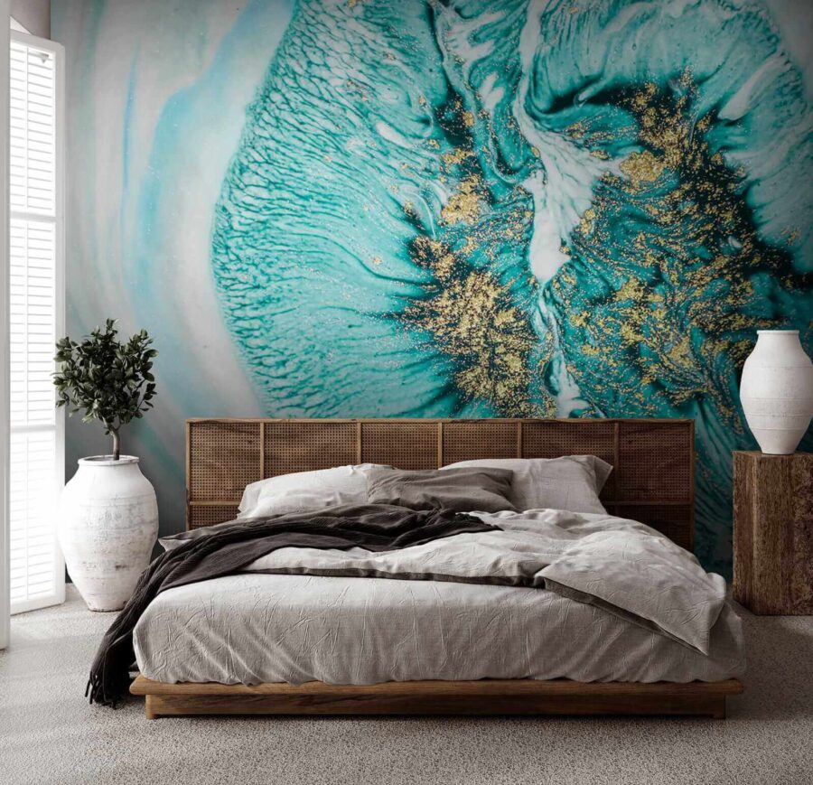 Wall murals Flowing patterns of vibrant colors. - Image 3