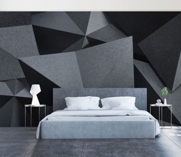 Group of black and grey triangles Group of black and grey triangles