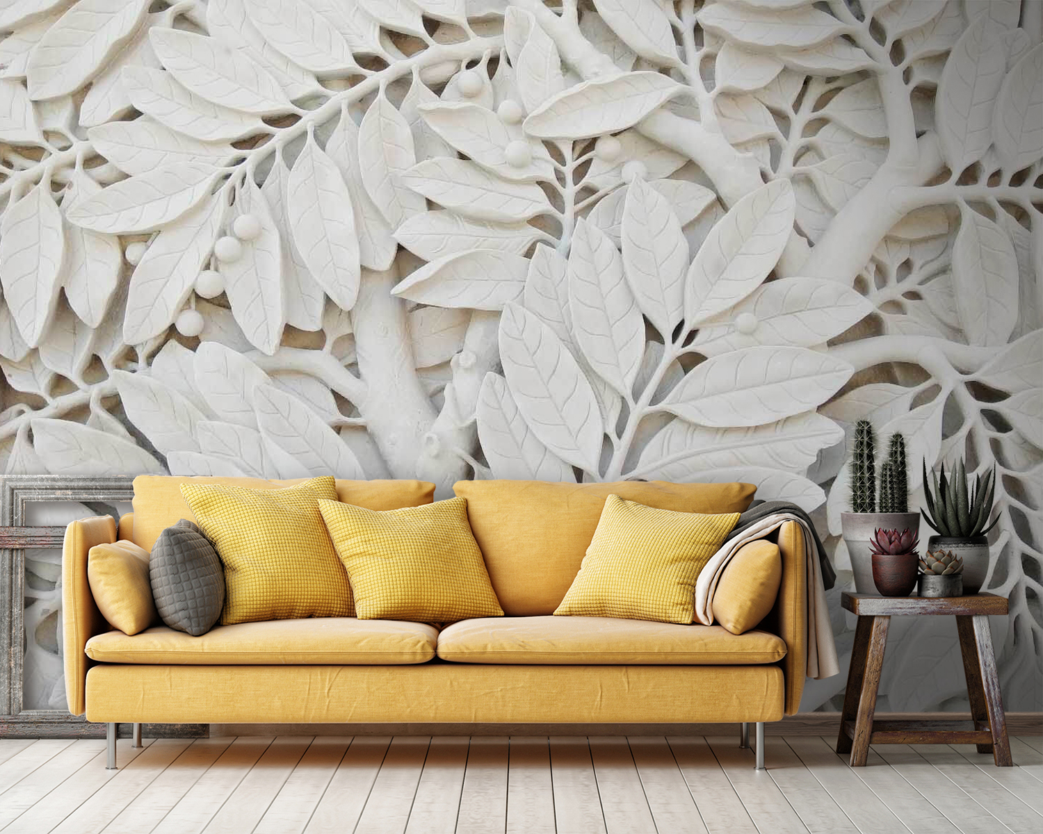 u21395pig36m - White tree with leaves and berries - tegory