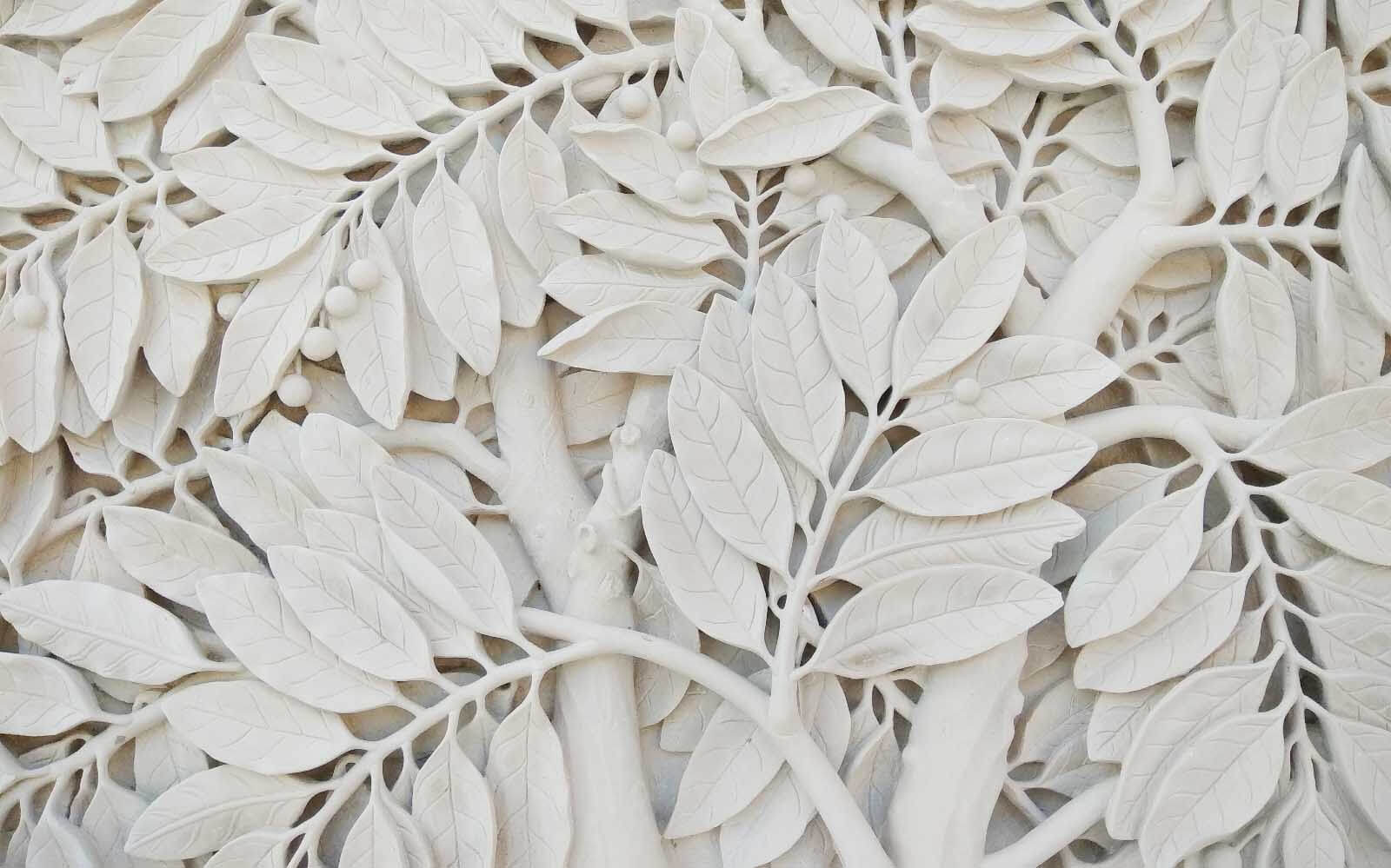 u21395p - White tree with leaves and berries - tegory