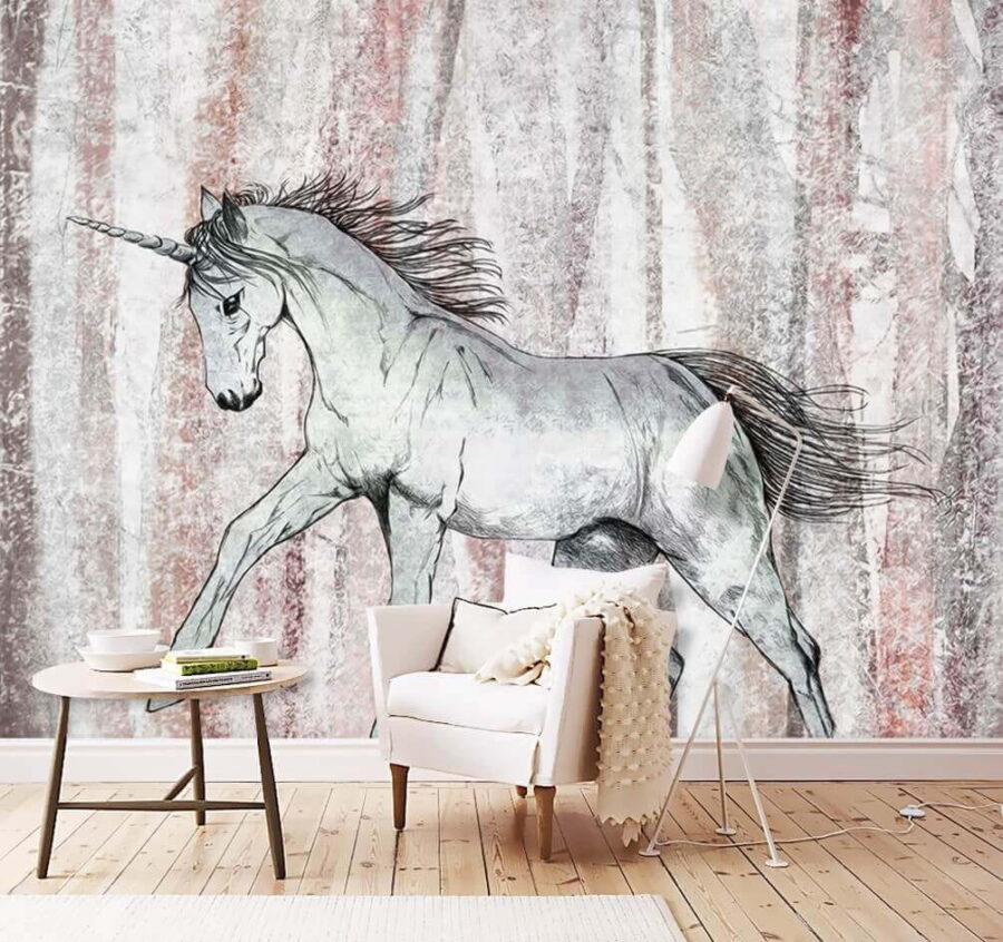 Drawing of a horse