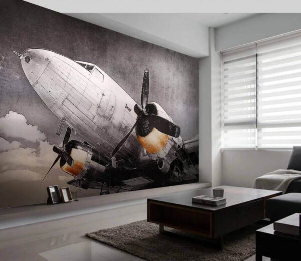 Plane with propellers Plane with propellers