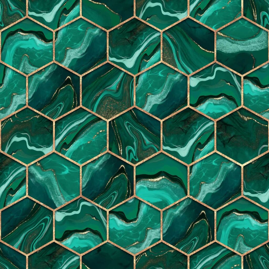 u20398p 1024x1024 - Vibrant hexagonal marble pattern design - tegory