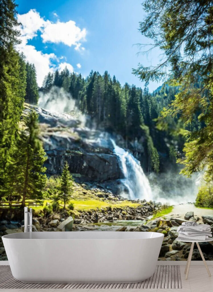 Waterfall in the forest Waterfall in the forest
