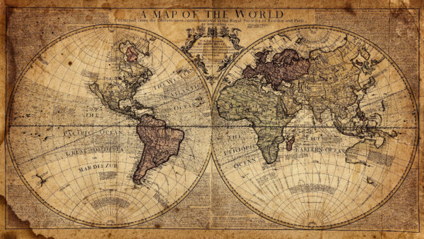Map of the world Map of the world