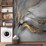 Wall murals Elegant abstract art in muted tones