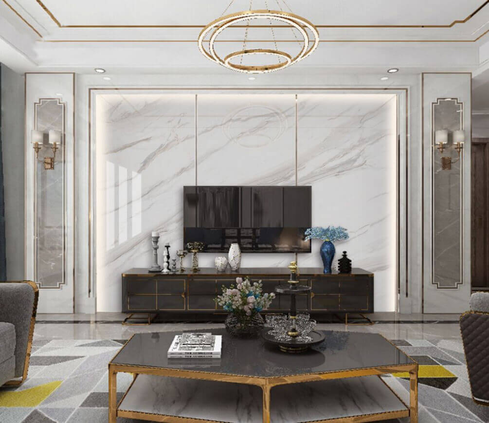 White marble with brown veins u18151pig1m - White marble with brown veins - tegory