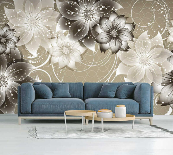 Elegant floral design with soft hues Elegant floral design with soft hues