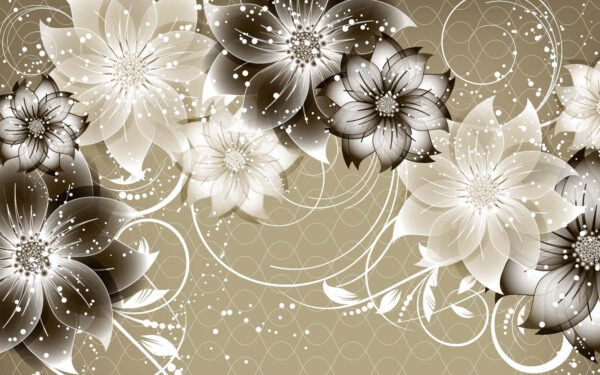 Elegant floral design with soft hues Elegant floral design with soft hues