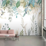 Wall murals Nature's delicate artistic expression