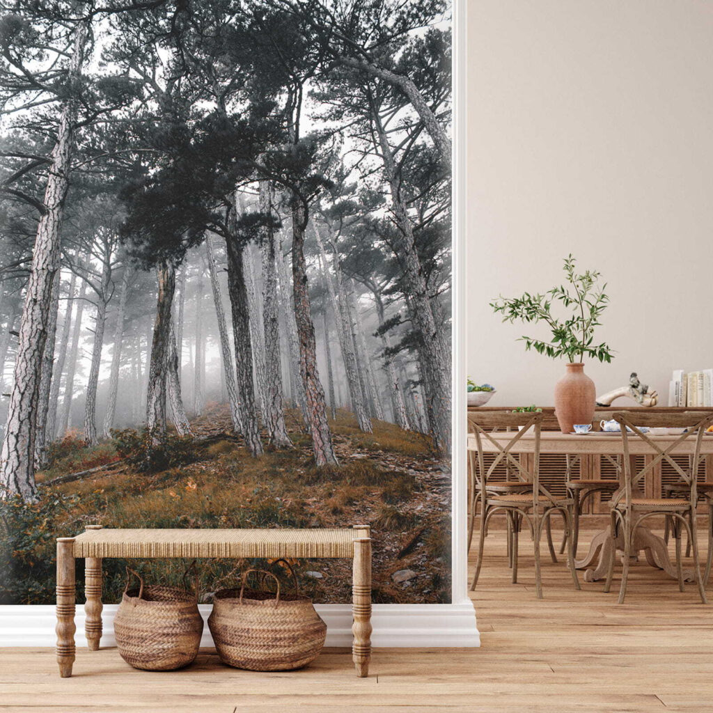 Forest with trees in the fog u12556pih4 1024x1024 - Forest with trees in the fog - tegory