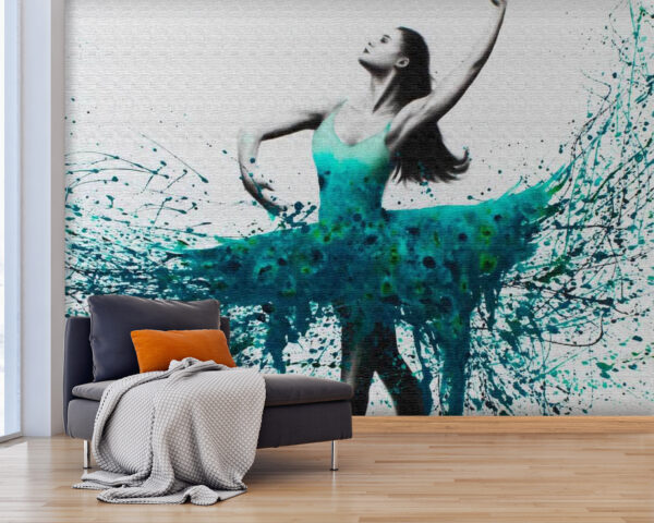 Woman dancing in a blue dress u01519pig25 600x480 - Woman dancing in a blue dress - tegory