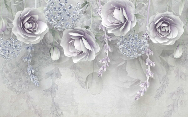 Delicate flowers in soft hues. Delicate flowers in soft hues.