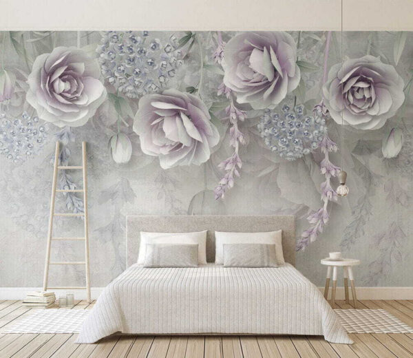 Delicate flowers in soft hues. Delicate flowers in soft hues.