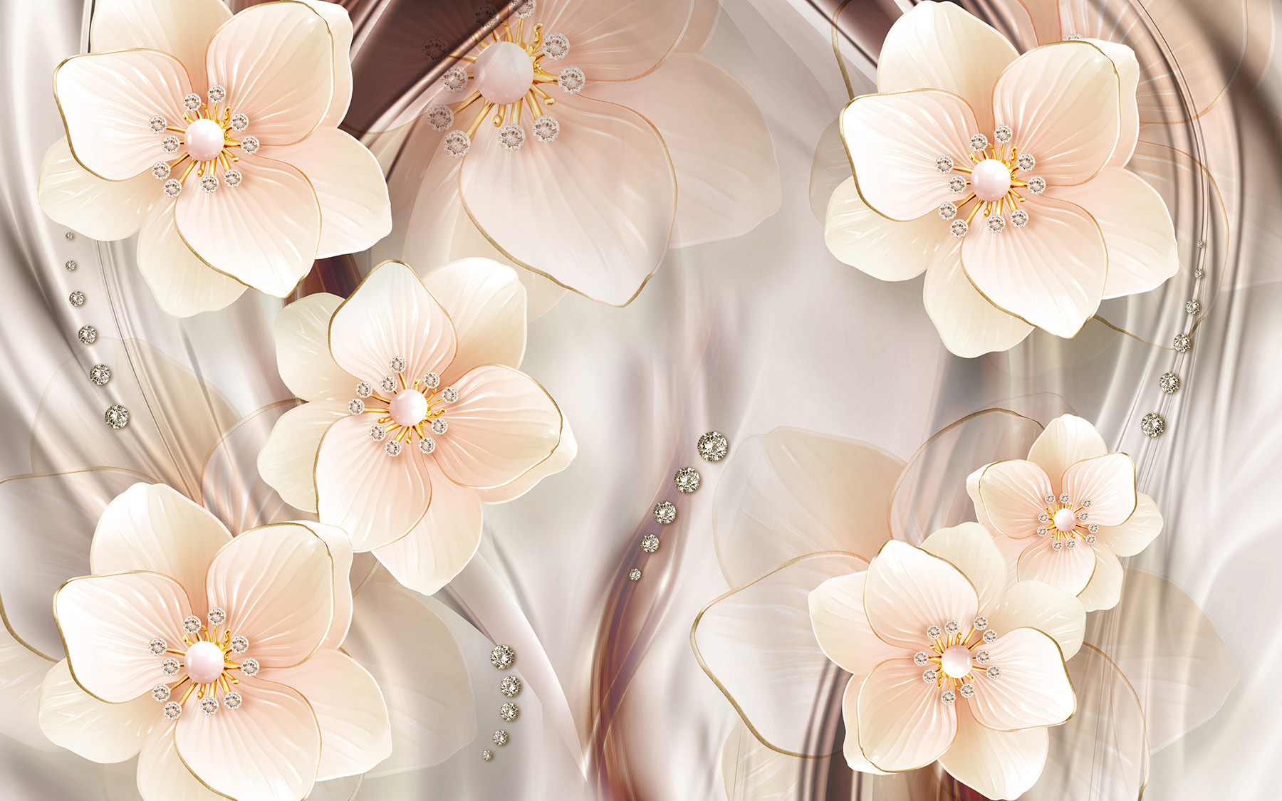 Delicate blooms against a soft backdrop u01704p - Delicate blooms against a soft backdrop - tegory