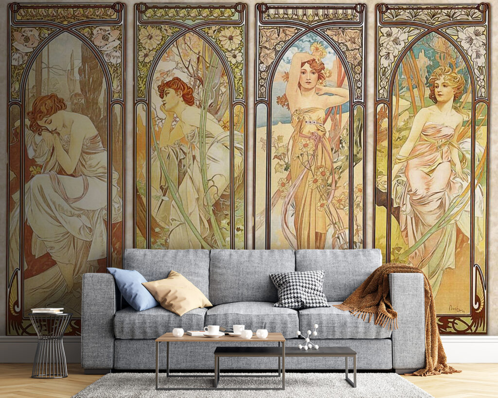 u02014pig54 1024x819 - Group of women in art nouveau style - tegory