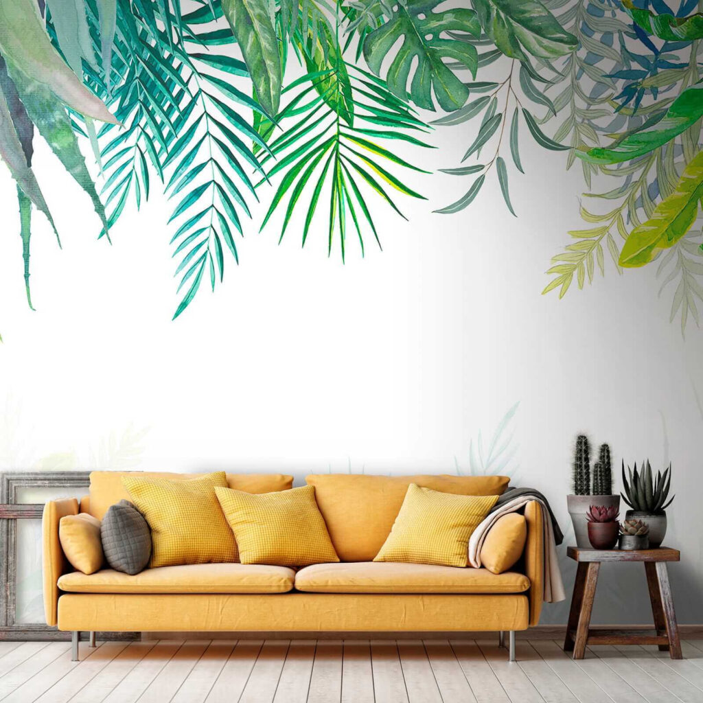 Group of leaves on a white background u02715pig1 1024x1024 - Group of leaves on a white background - tegory