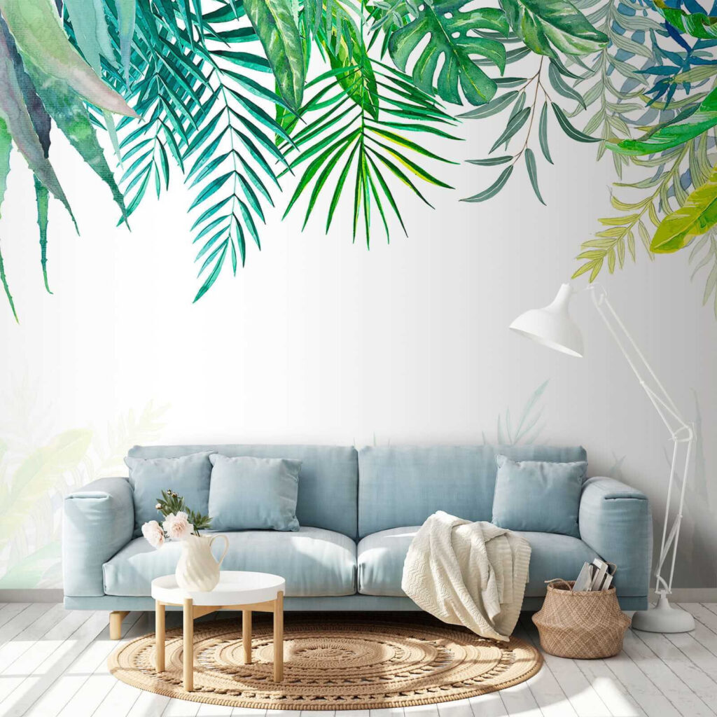 Group of leaves on a white background u02715pig2 1024x1024 - Group of leaves on a white background - tegory