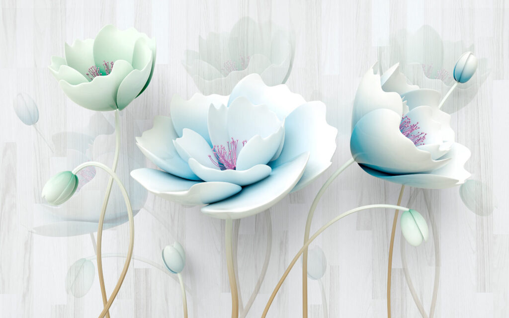 Delicate blooms in soft hues Delicate blooms in soft hues