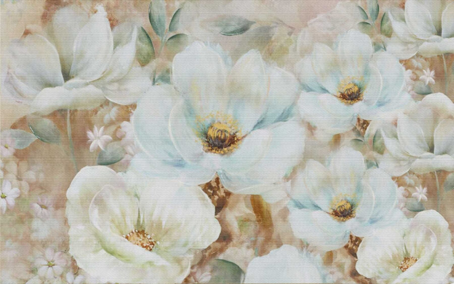Delicate blooms in soft pastels