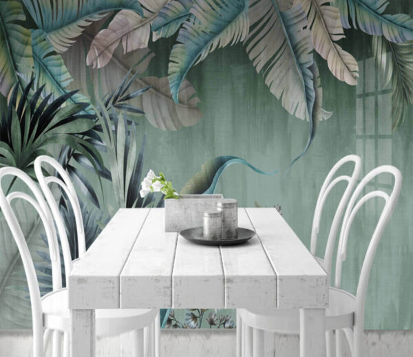 Lush tropical leaves in soft hues u05112piq1m 600x519 - Lush tropical leaves in soft hues - tegory