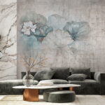 Wall murals Nature's beauty in soft hues