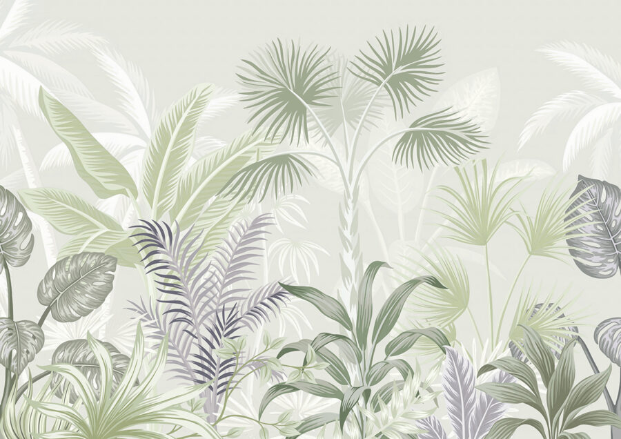 Wall murals A group of plants with leaves - Image 4