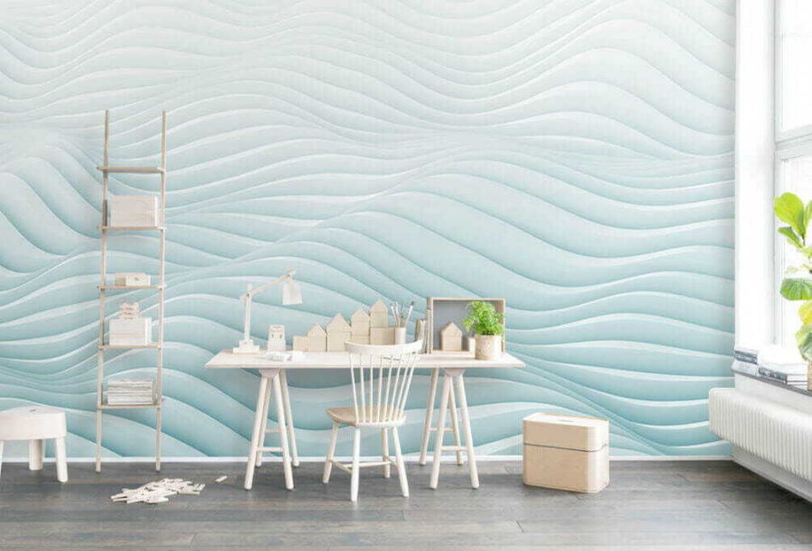 White and blue wavy pattern u06882piw1m 900x611 - White and blue wavy pattern - tegory
