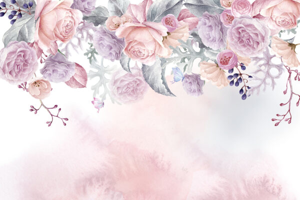 Watercolor painting of flowers Watercolor painting of flowers
