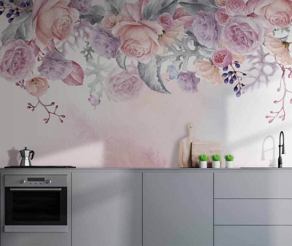 Watercolor painting of flowers Watercolor painting of flowers