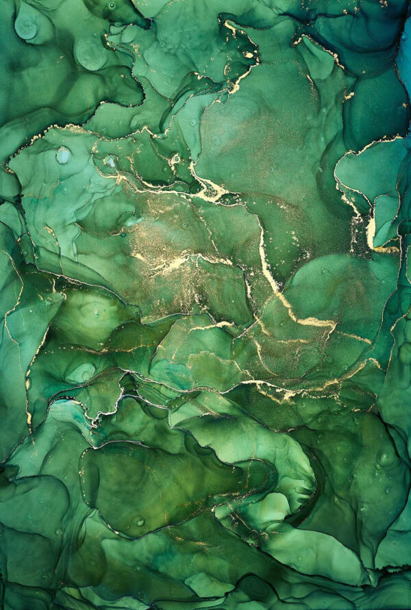 Abstract layers of deep green hues Abstract layers of deep green hues