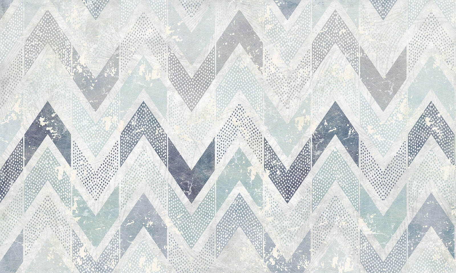 u09290p - Pattern of blue and white chevrons - tegory