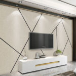 Wall murals Geometric patterns on textured background