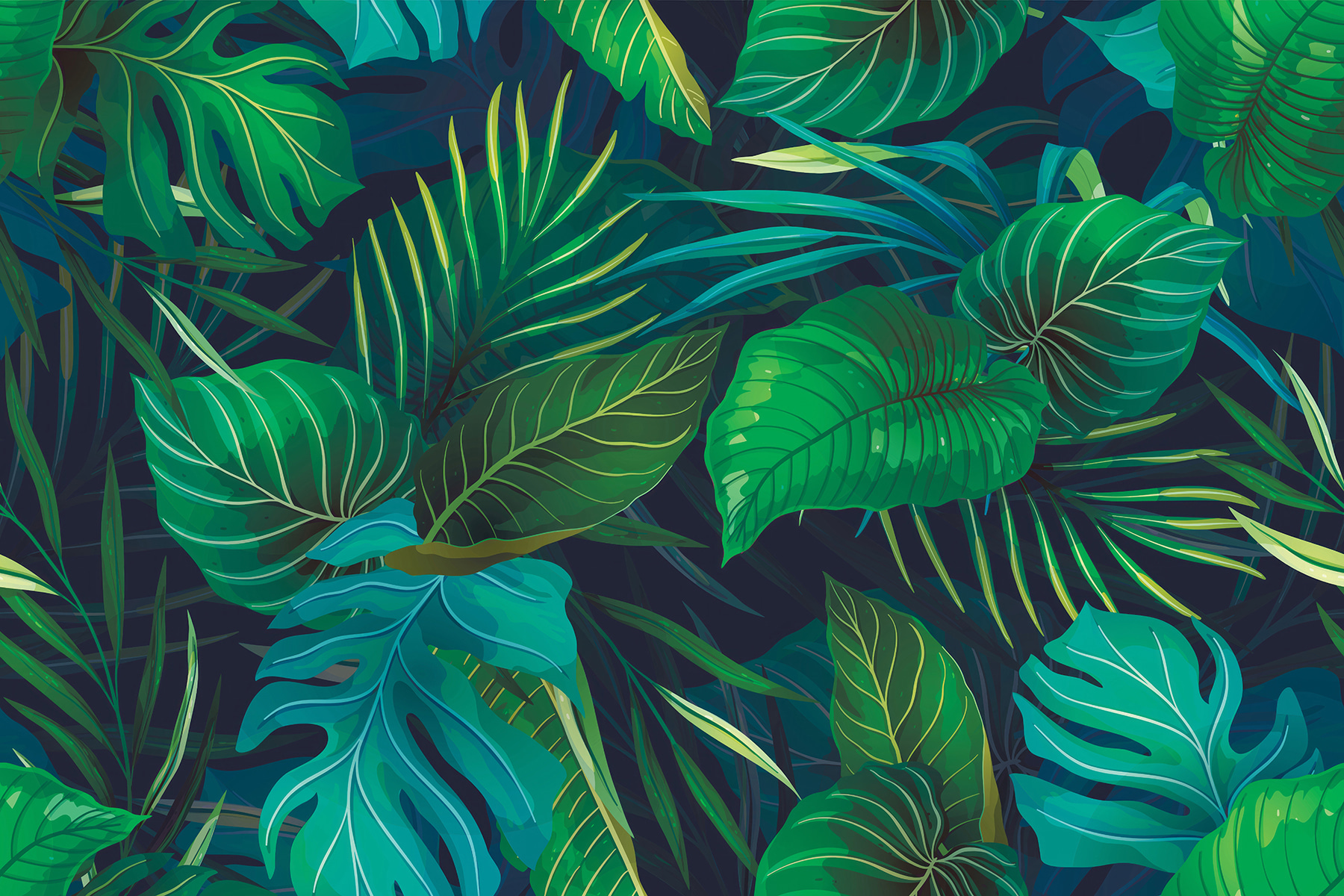 Lush greenery in vibrant colors u11882p - Lush greenery in vibrant colors - tegory