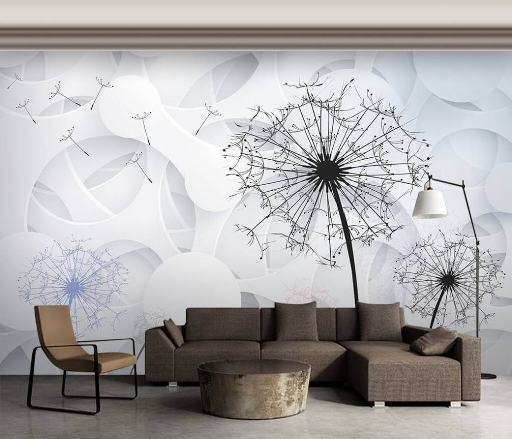 Dandelion seeds blowing in the wind u11926pig1m - Dandelion seeds blowing in the wind - tegory