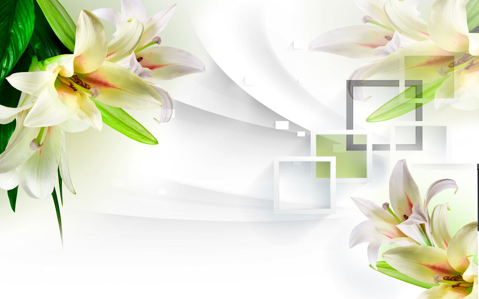Soft blooms in a serene backdrop u14816p - Soft blooms in a serene backdrop - tegory