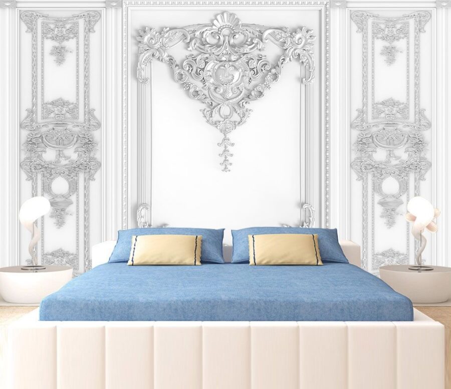 White wall with ornate designs u15356pib1m 900x776 - White wall with ornate designs - tegory