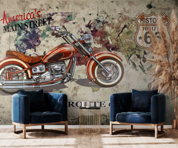 Motorcycle on a map u16173pig1 600x500 - Motorcycle on a map - tegory