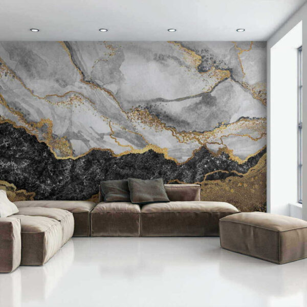 Marble Elegance with Glittering Accents Marble Elegance with Glittering Accents