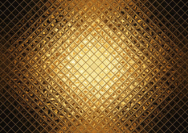 Luminous metallic geometric pattern. Luminous metallic geometric pattern.