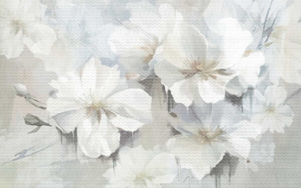 Delicate white blooms in soft hues Delicate white blooms in soft hues