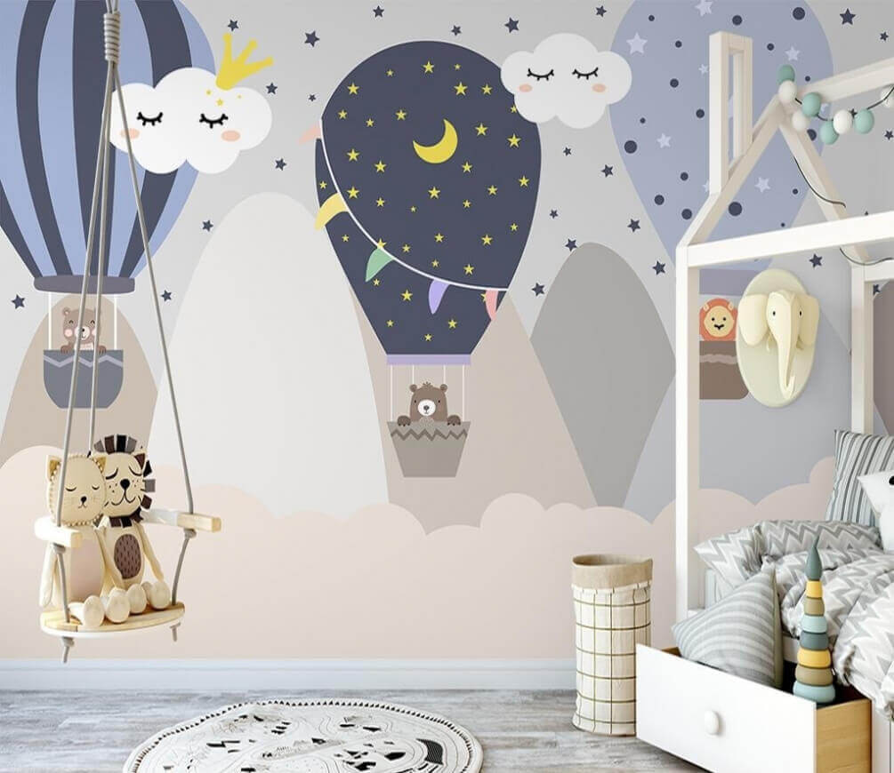 Cartoon hot air balloons in the sky u26186pir1m - Cartoon hot air balloons in the sky - tegory